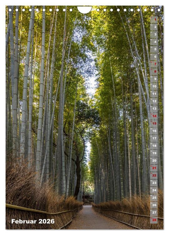 Produktbild: DER ZAUBER JAPANS Faszinierende Impressionen (Wandkalender 2026 DIN A4 hoch), CALVENDO Monatskalender