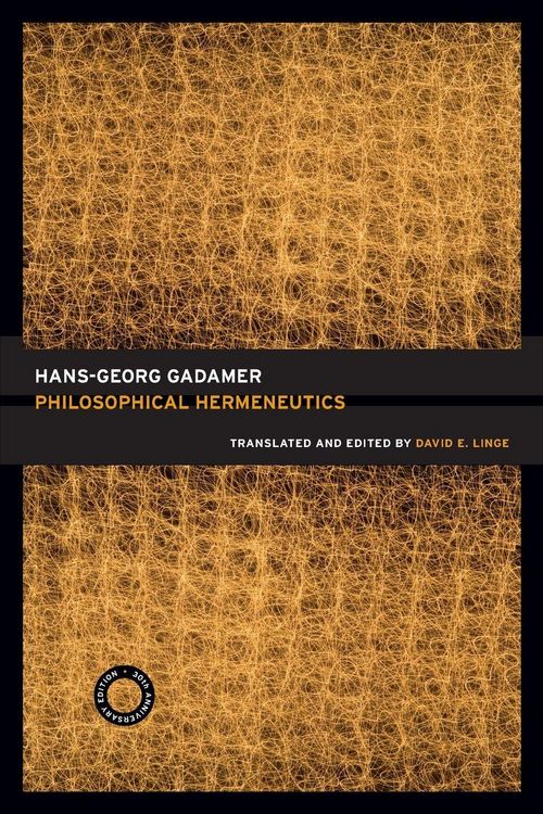 Produktbild: Philosophical Hermeneutics, 30th Anniversary Edition