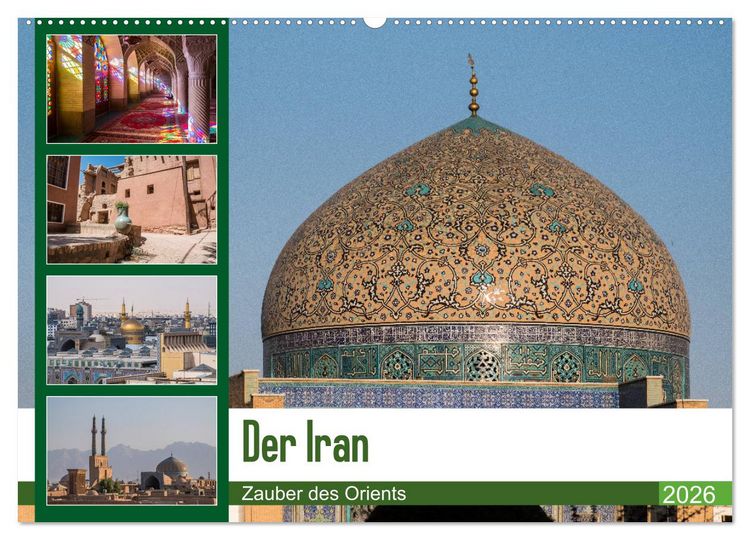 Produktbild: Der Iran - Zauber des Orients (Wandkalender 2026 DIN A2 quer), CALVENDO Monatskalender