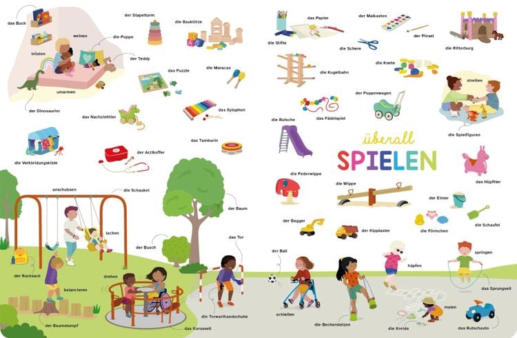 Produktbild: Viele erste W&Ouml;RTER viele bunte BILDER