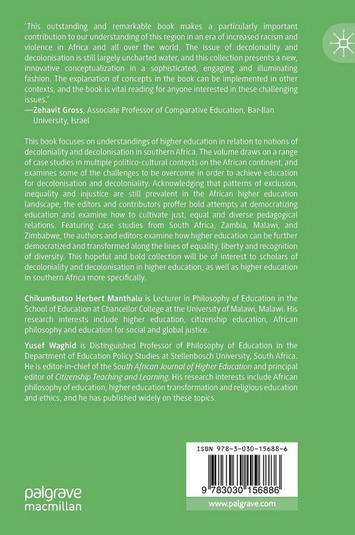 Produktbild: Education for Decoloniality and Decolonisation in Africa