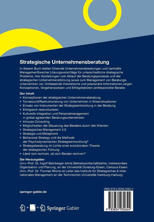 Produktbild: Strategische Unternehmensberatung