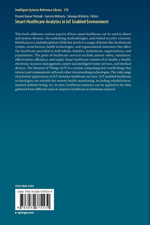 Produktbild: Smart Healthcare Analytics in IoT Enabled Environment