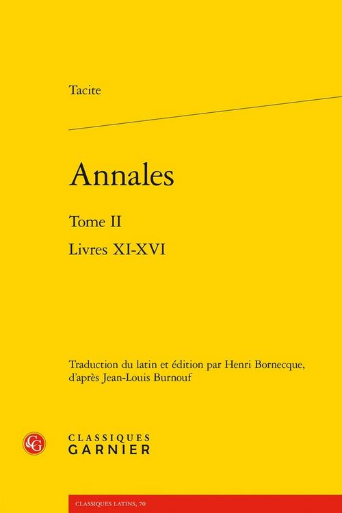 Produktbild: Annales Tome 2 : Livres Xi-Xvi