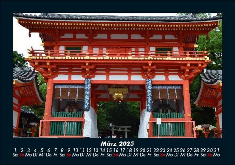 Produktbild: Tempel 2025 Fotokalender DIN A5