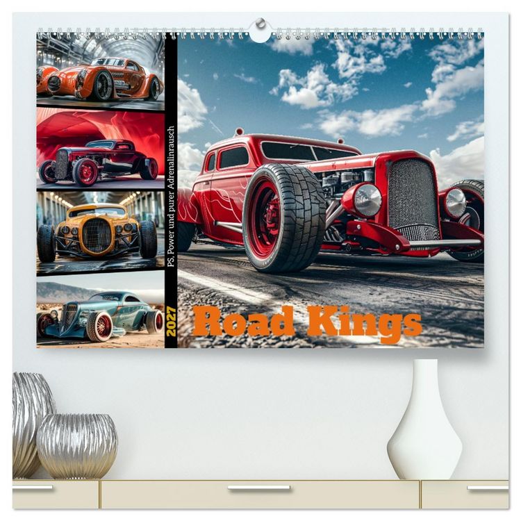 Produktbild: Road Kings (hochwertiger Premium Wandkalender 2027 DIN A2 quer), Kunstdruck in Hochglanz