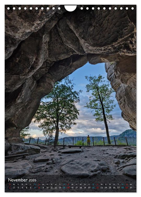 Produktbild: H&ouml;hepunkte der S&auml;chsischen Schweiz (Wandkalender 2026 DIN A4 hoch), CALVENDO Monatskalender