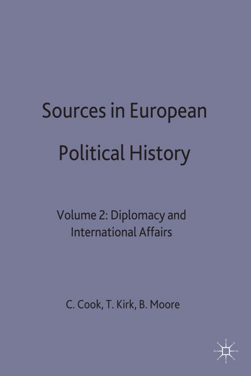 Produktbild: Sources in European Political History