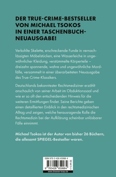 Produktbild: Dem Tod auf der Spur