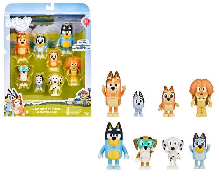 Produktbild: BLUEY Figuren 8er Mega-Pack