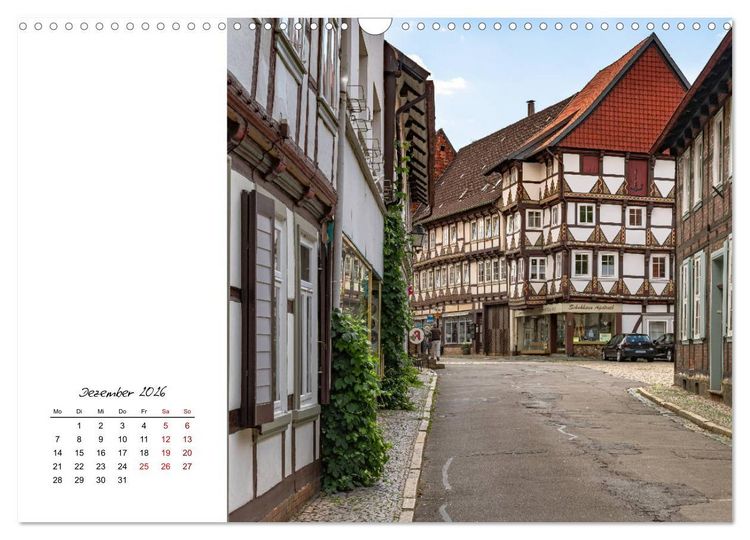 Produktbild: Fachwerkstadt Hornburg (Wandkalender 2026 DIN A3 quer), CALVENDO Monatskalender