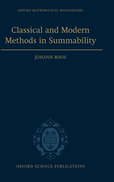 Produktbild: Classical and Modern Methods in Summability