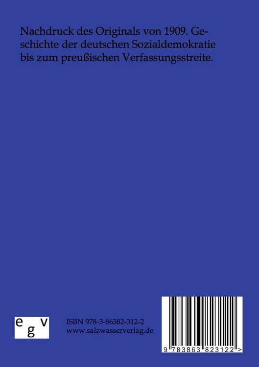 Produktbild: Geschichte der Deutschen Sozialdemokratie