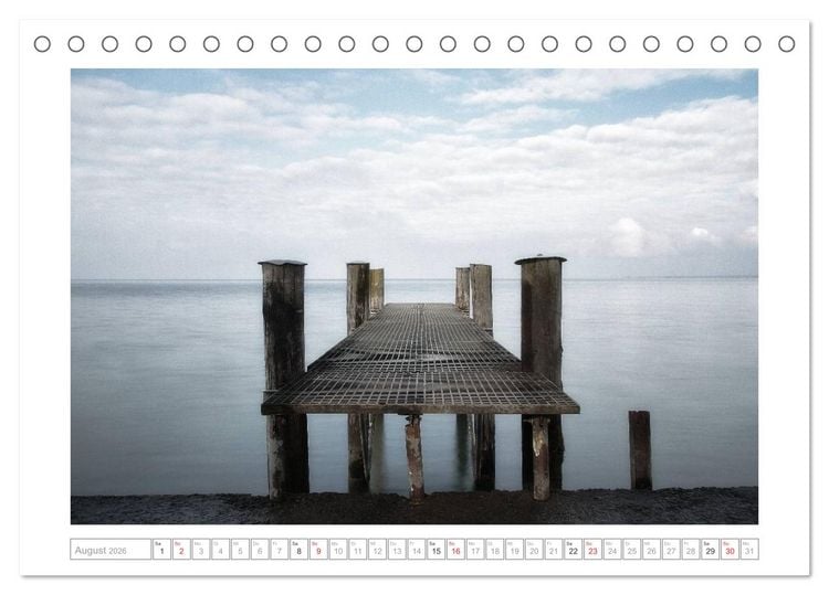 Produktbild: Melancholie-Bodensee 2026 (Tischkalender 2026 DIN A5 quer), CALVENDO Monatskalender