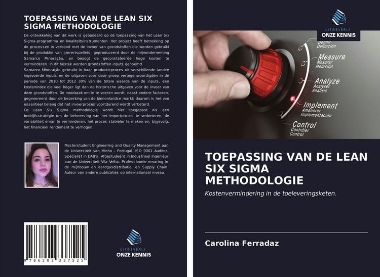 Produktbild: Toepassing Van De Lean Six Sigma Methodologie