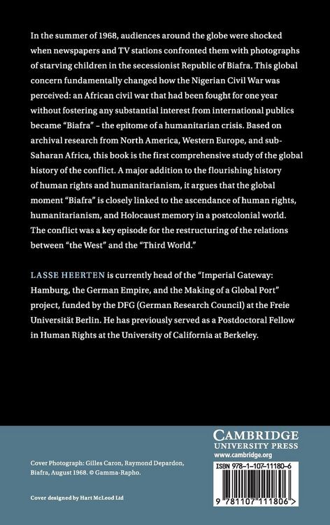 Produktbild: The Biafran War and Postcolonial Humanitarianism