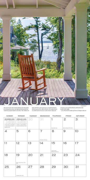 Produktbild: Out on the Porch Wall Calendar 2026