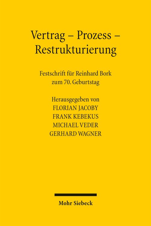Produktbild: Vertrag - Prozess - Restrukturierung