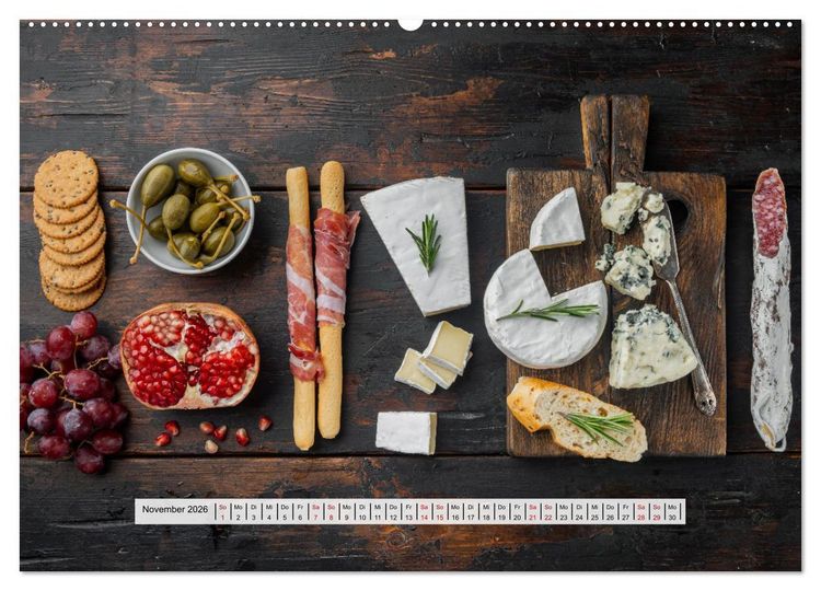 Produktbild: Mediterrane K&uuml;che - Gesund & Lecker (hochwertiger Premium Wandkalender 2026 DIN A2 quer), Kunstdruck in Hochglanz