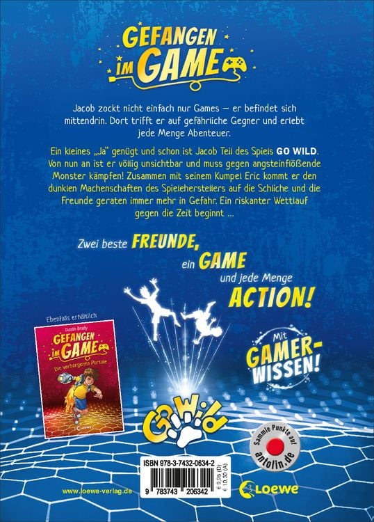 Produktbild: Gefangen im Game (Band 2) - Angriff der Unsichtbaren
