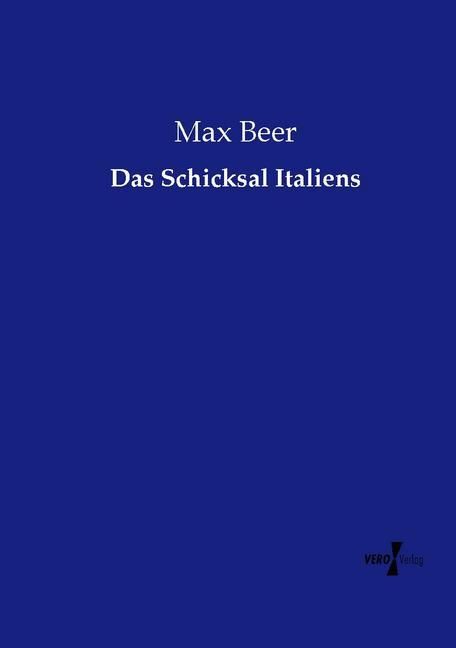 Produktbild: Das Schicksal Italiens