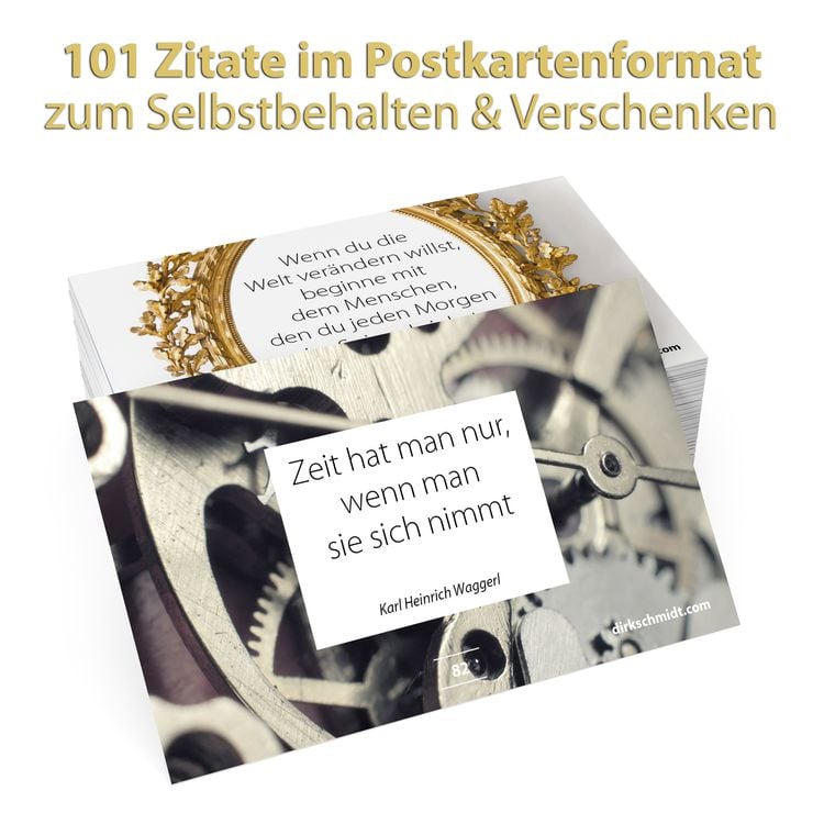 Produktbild: MUTivationsbox - 101 Zitate auf Designerpostkarten für deine Motivation