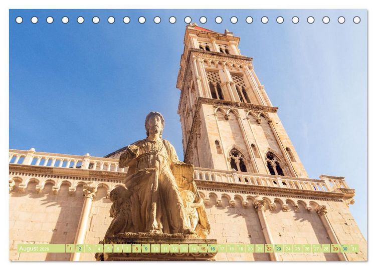 Produktbild: Trogir - Wundervolles historisches Juwel an der Adria (Tischkalender 2026 DIN A5 quer), CALVENDO Monatskalender