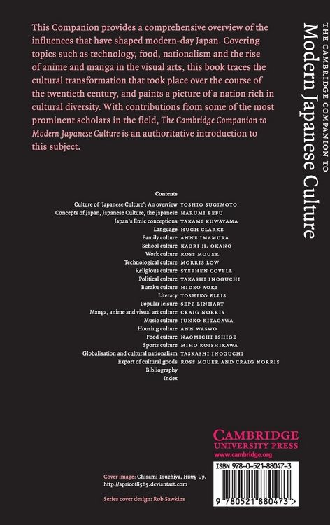 Produktbild: The Cambridge Companion to Modern Japanese Culture