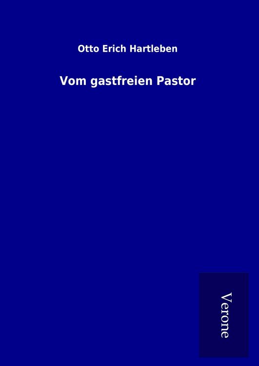 Produktbild: Vom gastfreien Pastor