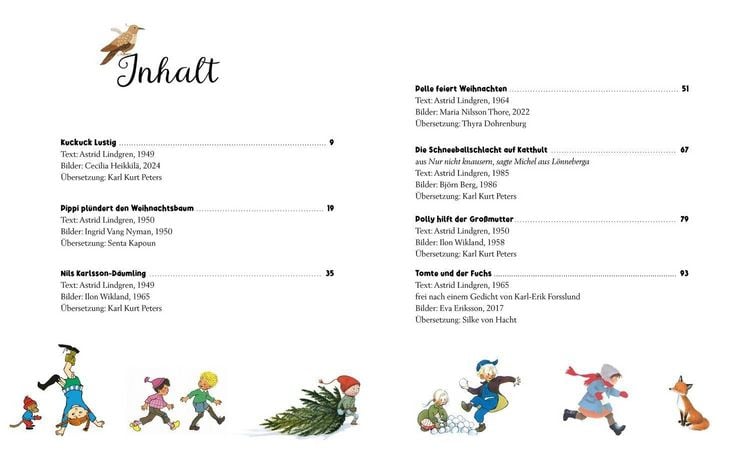 Produktbild: Das kunterbunte Astrid Lindgren Weihnachtsbuch