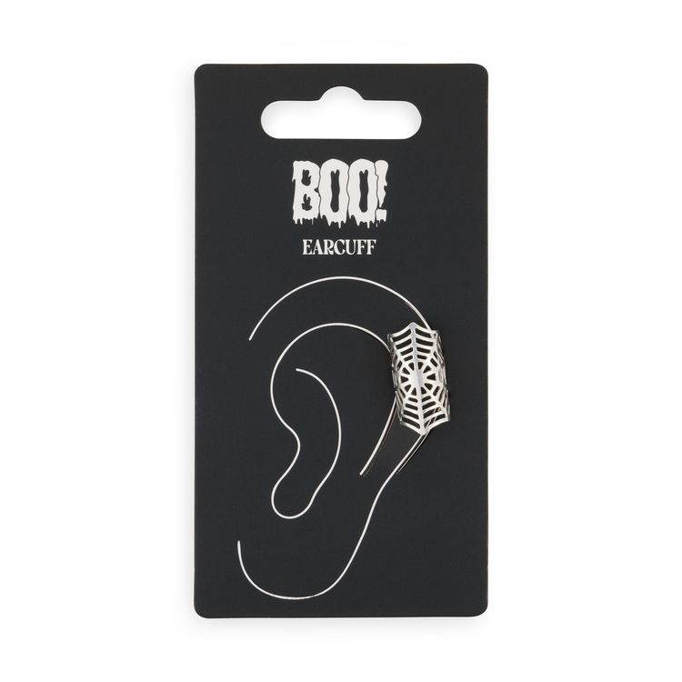 Produktbild: Earcuffs Spinnennetz silber