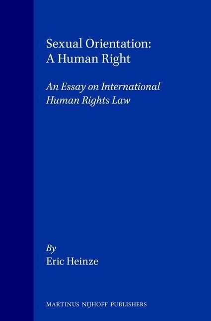 Produktbild: Heinze, E: Sexual Orientation: A Human Right