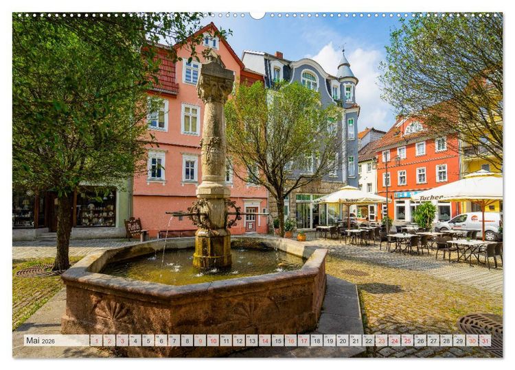 Produktbild: Meiningen Impressionen (Wandkalender 2026 DIN A2 quer), CALVENDO Monatskalender