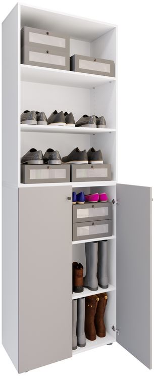 Produktbild: XL Holz Gro&szlig;er Schuhschrank Schuhkommode Lona 6