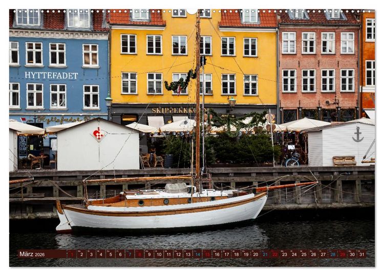 Produktbild: D&auml;nemark - J&uuml;tland & Kopenhagen, Impressionen aus dem hohen Norden (hochwertiger Premium Wandkalender 2026 DIN A2 quer), Kunstdruck in Hochglanz