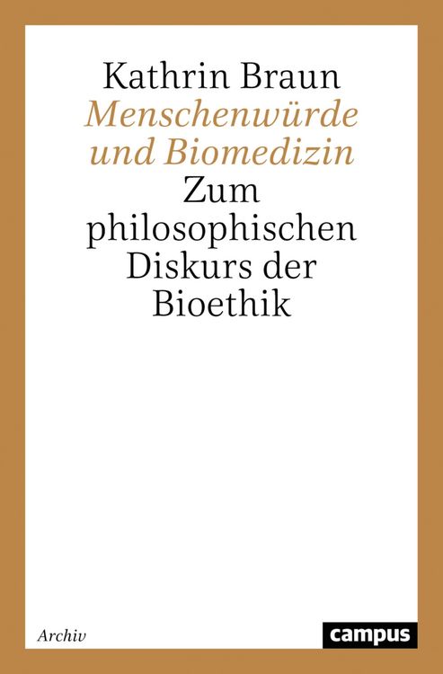 Produktbild: Menschenw&uuml;rde und Biomedizin
