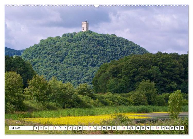 Produktbild: B&auml;che, Fl&uuml;sse, Seen - Wasser in der Eifel (Wandkalender 2026 DIN A2 quer), CALVENDO Monatskalender