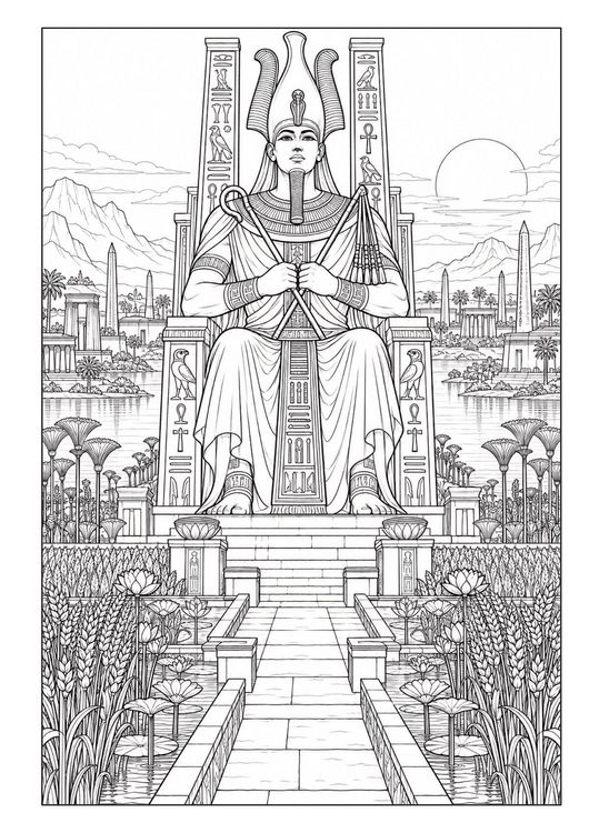 Produktbild: G&ouml;tter & Legenden &ndash; Fantasy Malbuch f&uuml;r Erwachsene mit 50 detailreichen Ausmalbildern