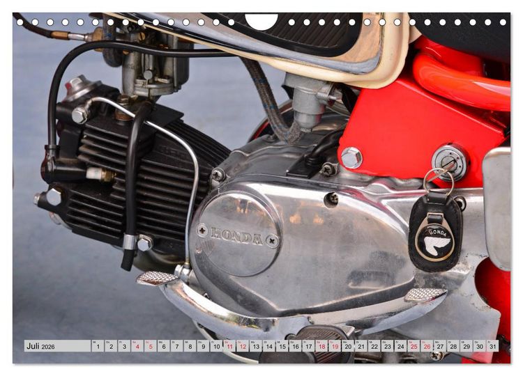Produktbild: Honda Monkey CZ Mark 1 (Wandkalender 2026 DIN A4 quer), CALVENDO Monatskalender