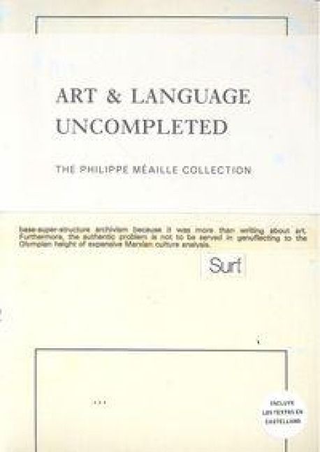 Produktbild: Art & Language Uncompleted