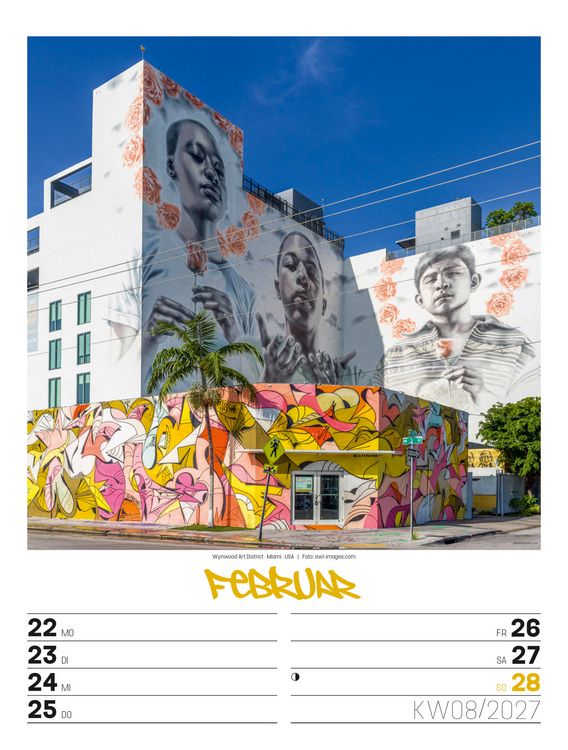 Produktbild: Street Art Wochenplaner Kalender 2027