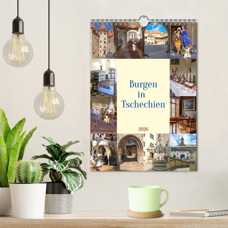 Produktbild: Burgen in Tschechien (Wandkalender 2026 DIN A4 hoch), CALVENDO Monatskalender