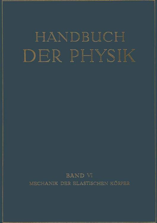 Produktbild: Mechanik der Elastischen K&ouml;rper