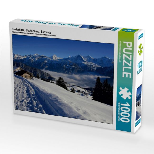 Produktbild: CALVENDO Puzzle Niederhorn, Beatenberg, Schweiz | 1000 Teile Lege-Gr&ouml;&szlig;e 64x48cm Foto-Puzzle f&uuml;r gl&uuml;ckliche Stunden