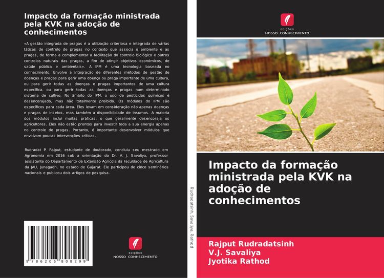 Produktbild: Impacto da forma&ccedil;&atilde;o ministrada pela KVK na ado&ccedil;&atilde;o de conhecimentos