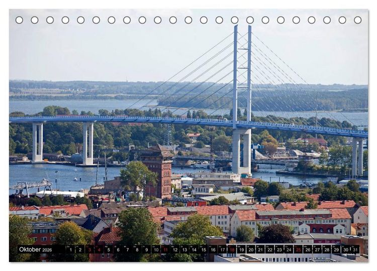 Produktbild: Hansestadt Stralsund (Tischkalender 2026 DIN A5 quer), CALVENDO Monatskalender