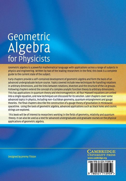 Produktbild: Geometric Algebra for Physicists