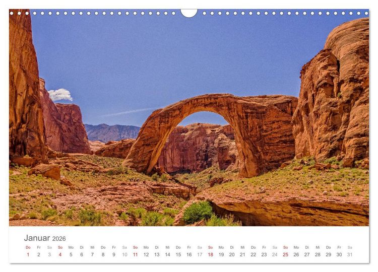 Produktbild: Naturwunder mit Indian Spirit (Wandkalender 2026 DIN A3 quer), CALVENDO Monatskalender