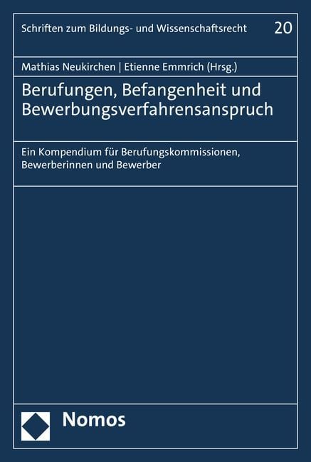 Produktbild: Berufungen, Befangenheit und Bewerbungsverfahrensanspruch