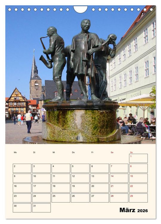 Produktbild: Sch&ouml;nes Sachsen-Anhalt (Wandkalender 2026 DIN A4 hoch), CALVENDO Monatskalender